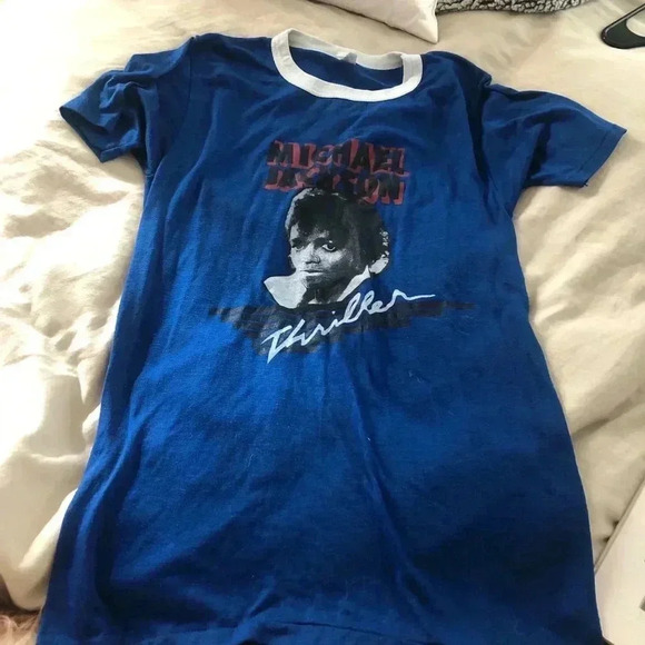 AUTHENTIC VINTAGE Michael Jackson Tee - Picture 2 of 3